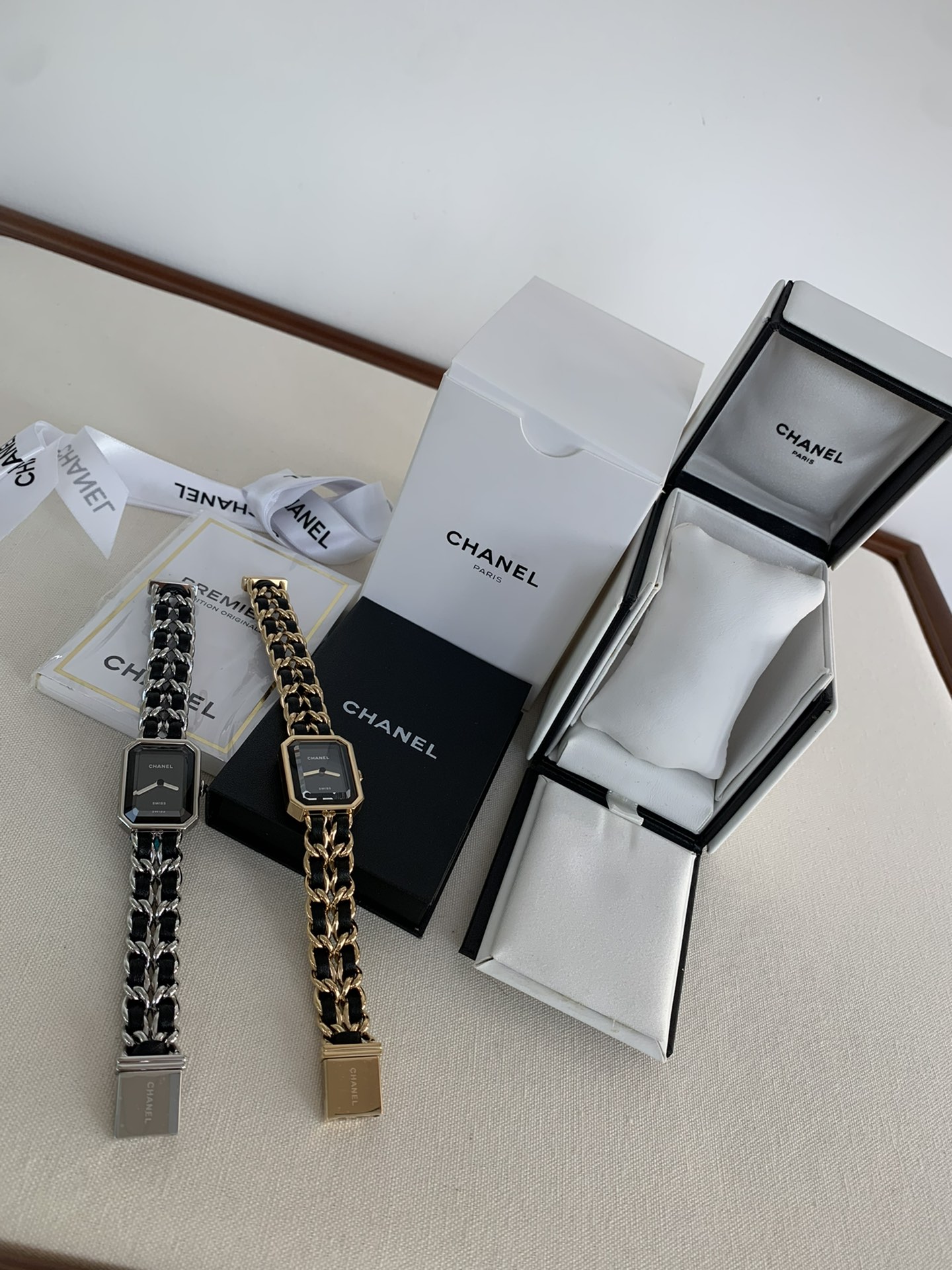 CHANEL PREMIÈRE 高仿八角鏈條手錶 經典黑金配色優雅設計｜歐美奢侈品精品推薦