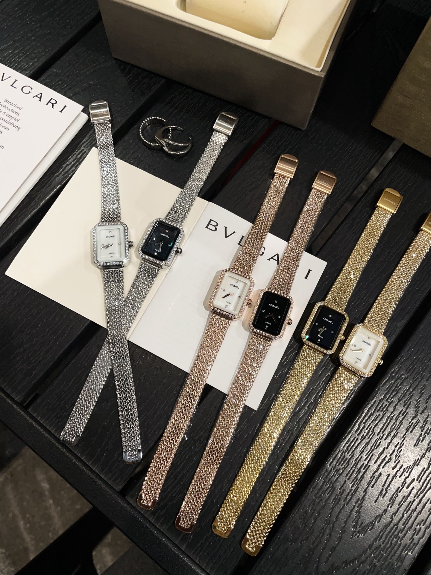 CHANEL Première 原單手錶 玫瑰金網帶雙色款｜歐美奢侈品精品推薦