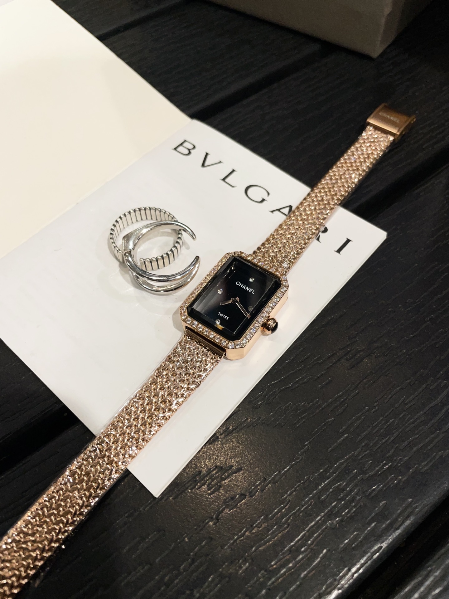 CHANEL Première 原單手錶 玫瑰金網帶雙色款｜歐美奢侈品精品推薦