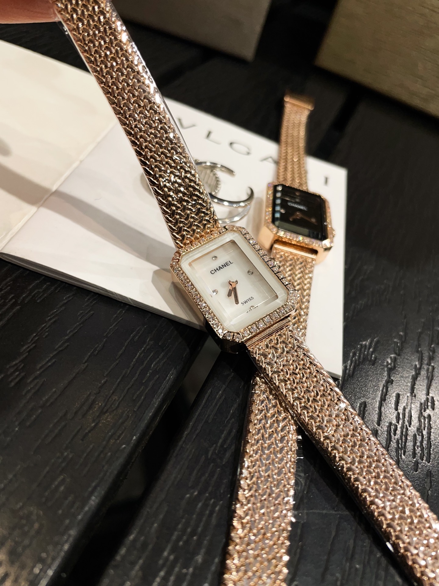 CHANEL Première 原單手錶 玫瑰金網帶雙色款｜歐美奢侈品精品推薦