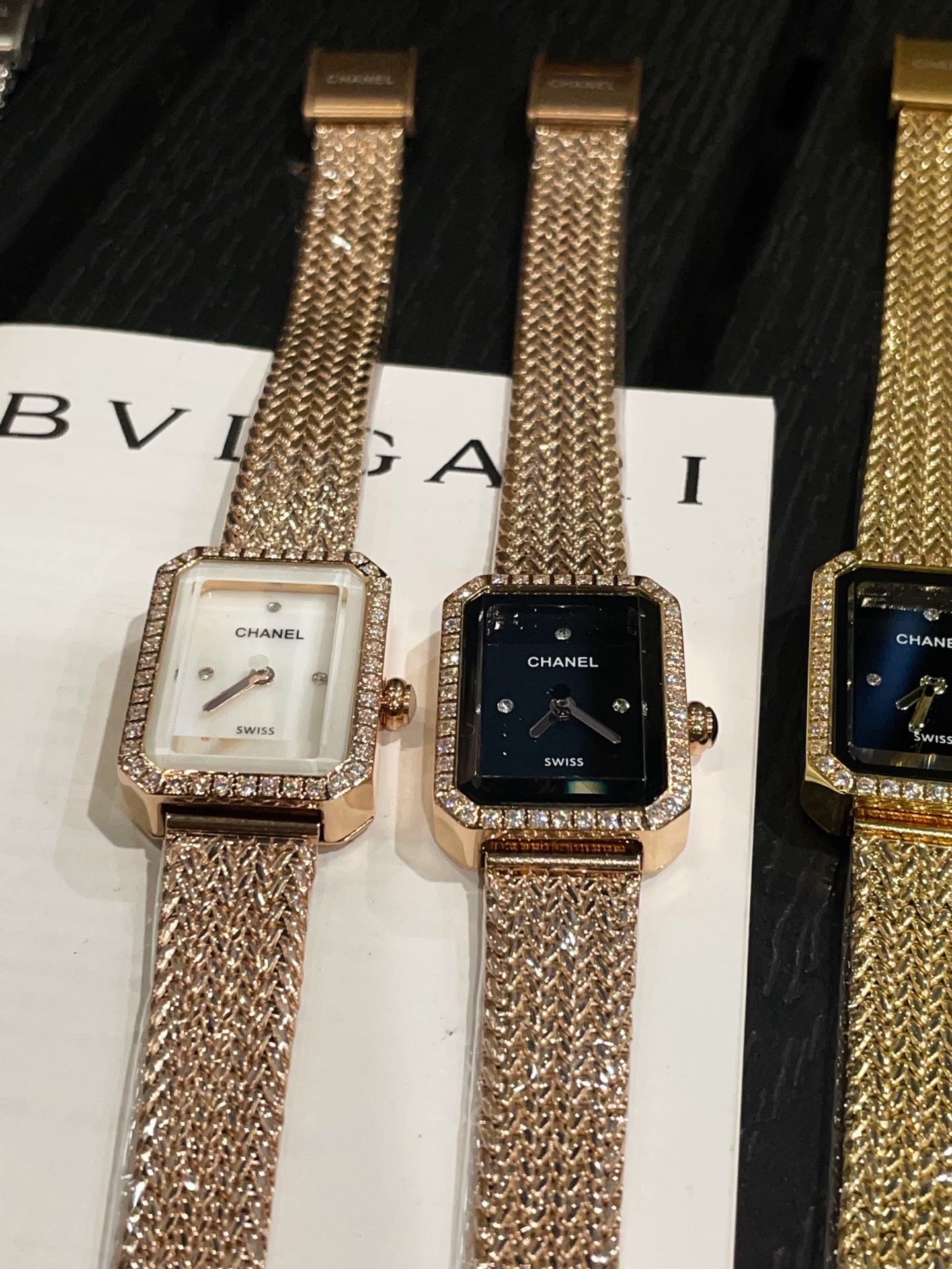 CHANEL Première 原單手錶 玫瑰金網帶雙色款｜歐美奢侈品精品推薦