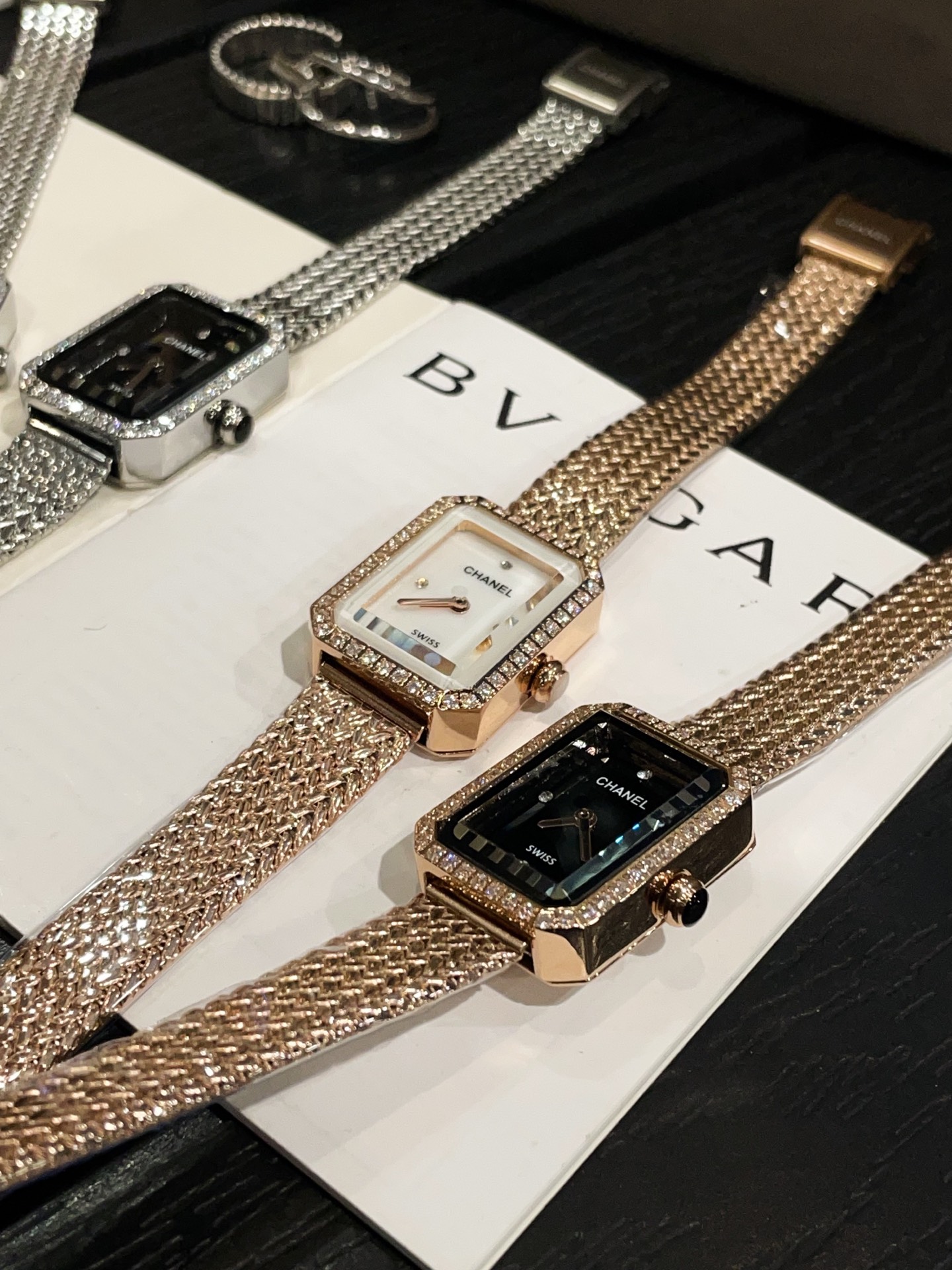 CHANEL Première 原單手錶 玫瑰金網帶雙色款｜歐美奢侈品精品推薦