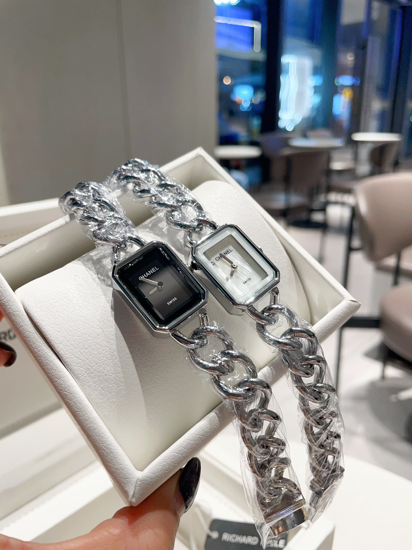 CHANEL Première A貨手錶 銀金玫瑰三色鏈帶｜歐美奢侈品精品推薦