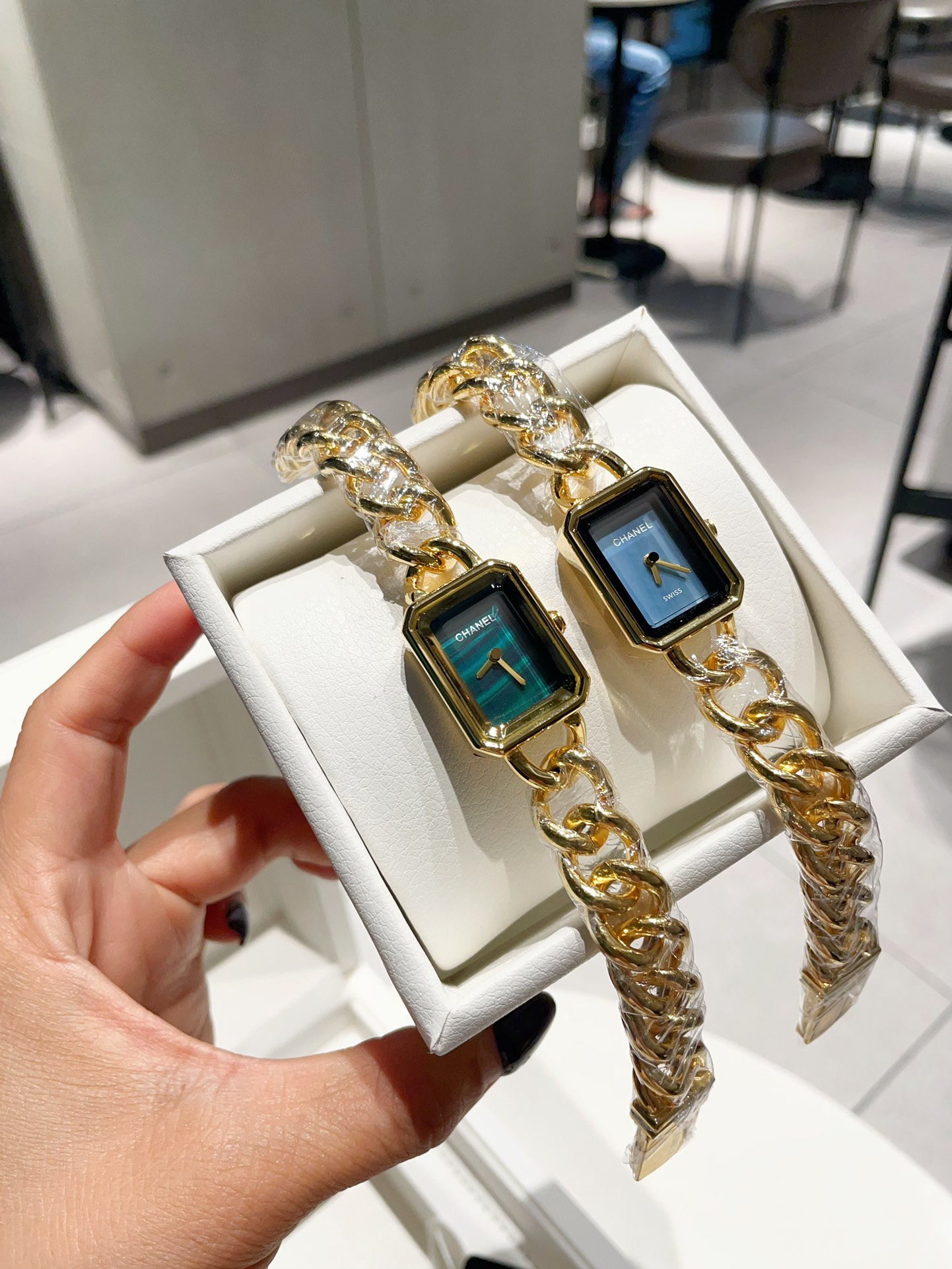 CHANEL Première A貨手錶 銀金玫瑰三色鏈帶｜歐美奢侈品精品推薦