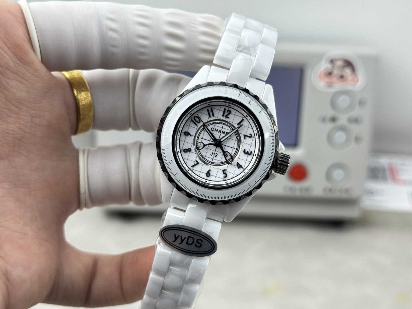 CHANEL 高仿J12白陶瓷女錶 經典自動機芯時尚款｜歐美奢侈品精品推薦