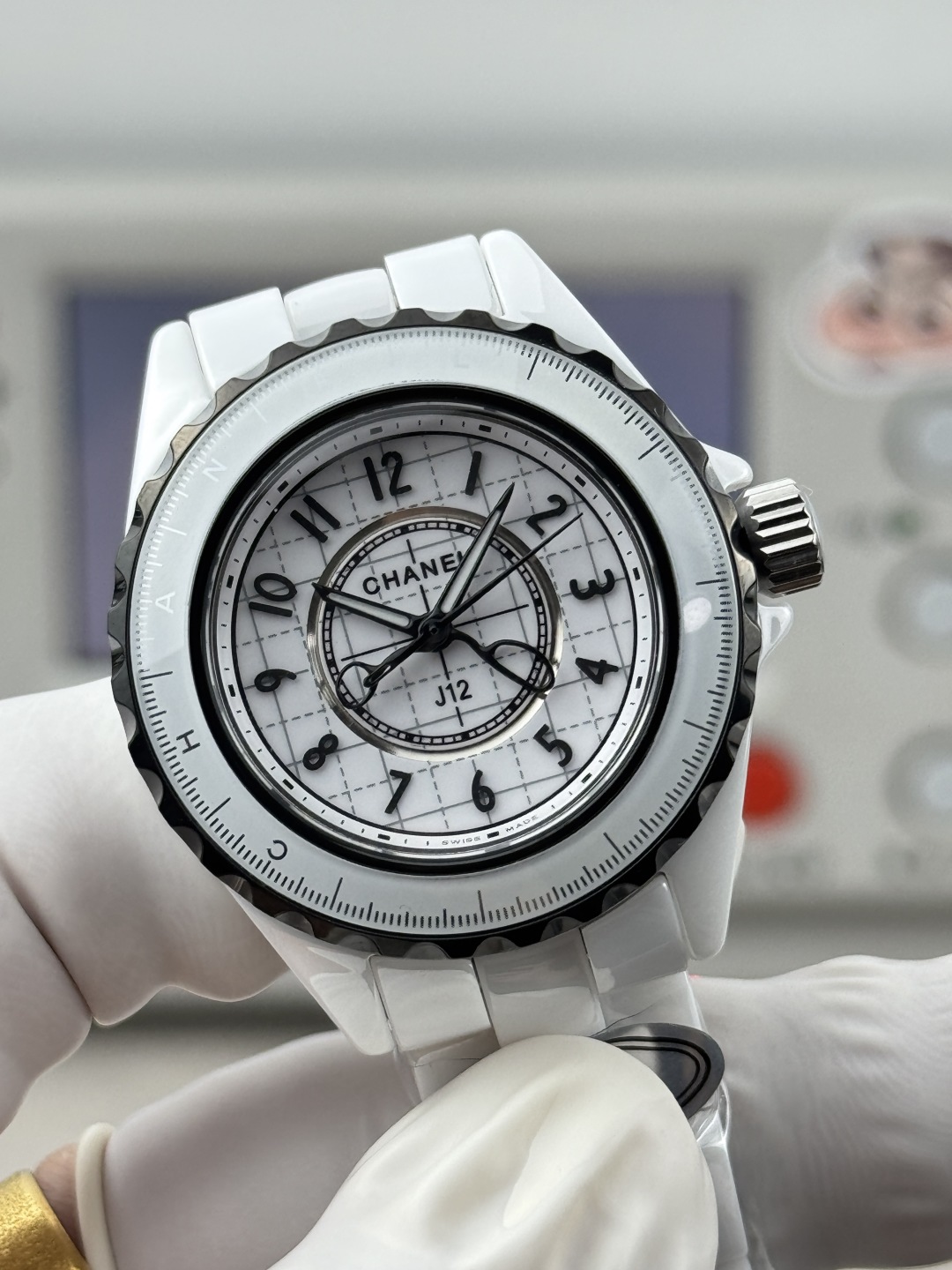 CHANEL 高仿J12白陶瓷女錶 經典自動機芯時尚款｜歐美奢侈品精品推薦