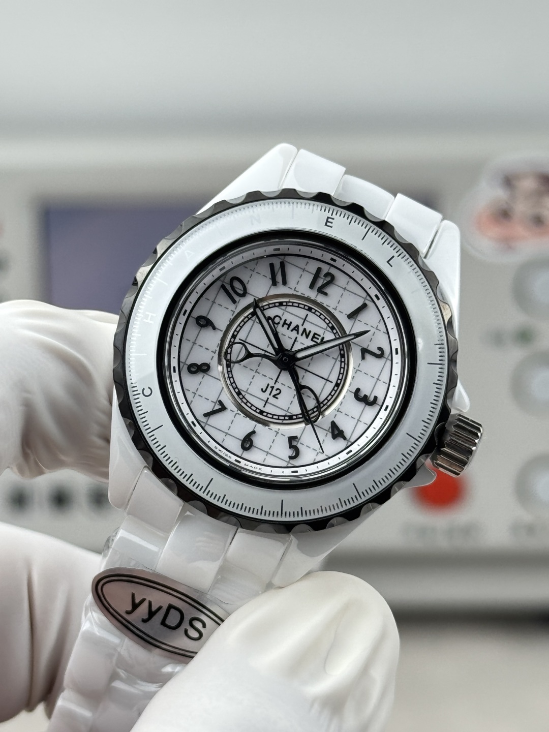 CHANEL 高仿J12白陶瓷女錶 經典自動機芯時尚款｜歐美奢侈品精品推薦