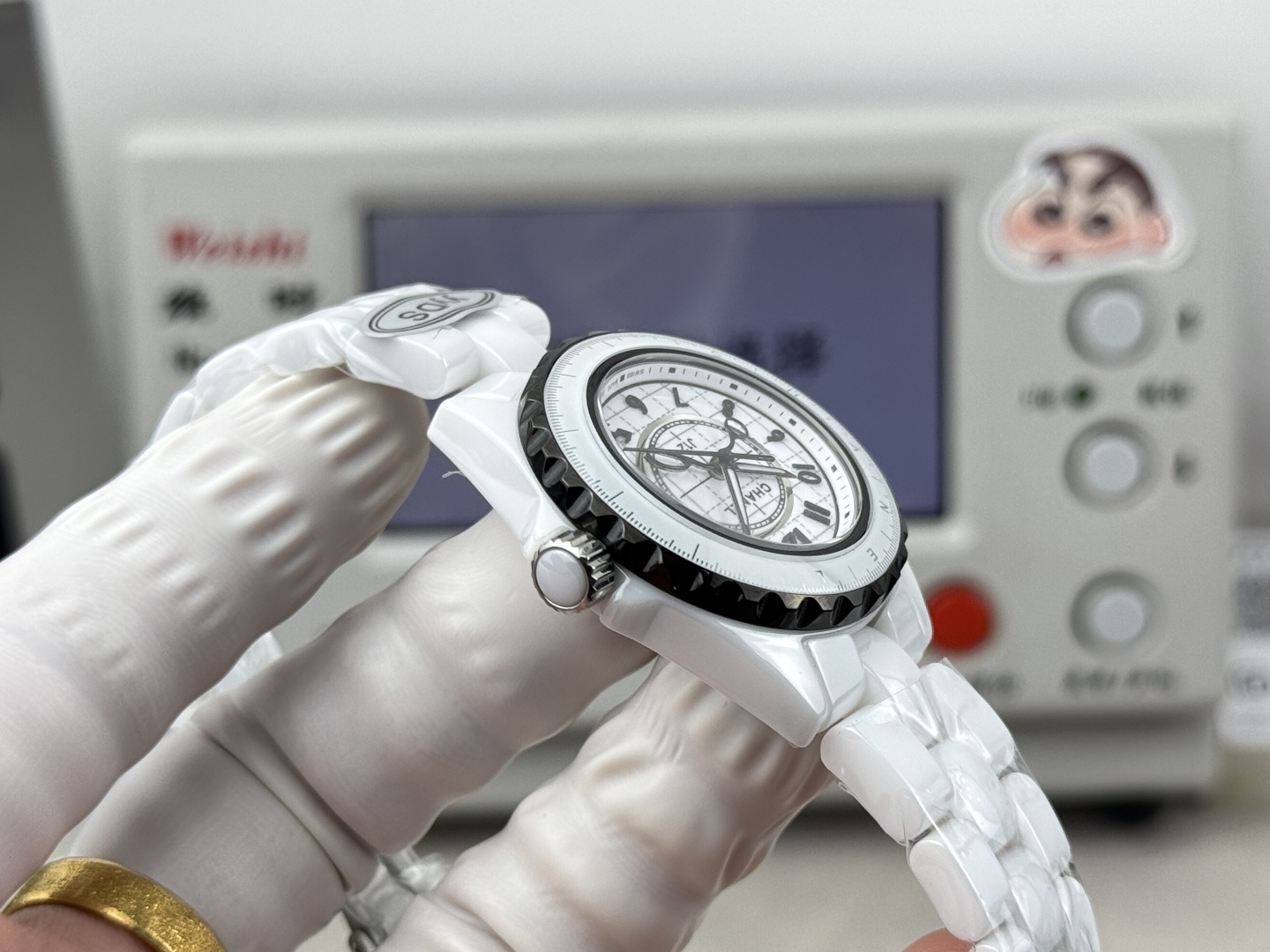 CHANEL 高仿J12白陶瓷女錶 經典自動機芯時尚款｜歐美奢侈品精品推薦