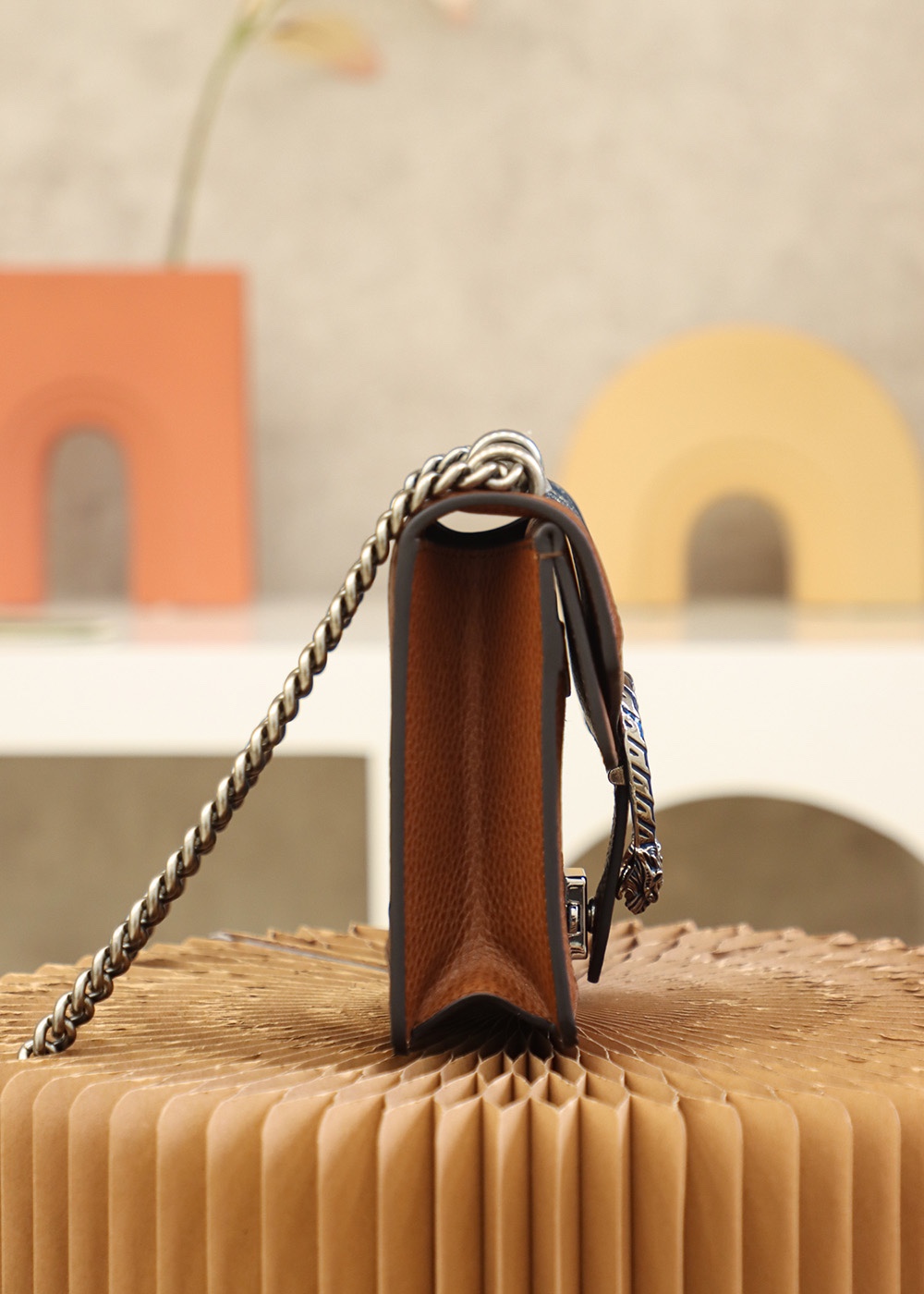 Gucci高仿Dionysus丹寧迷你包 男女款小巧鏈條設計百搭推薦｜歐美奢侈品精品推薦