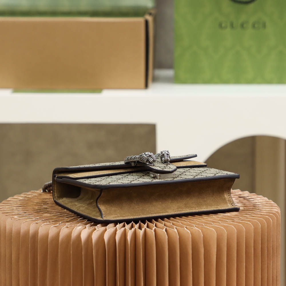 Gucci原單Dionysus GG老花小型手袋 女士復古鏈條包時尚推薦｜歐美奢侈品精品推薦