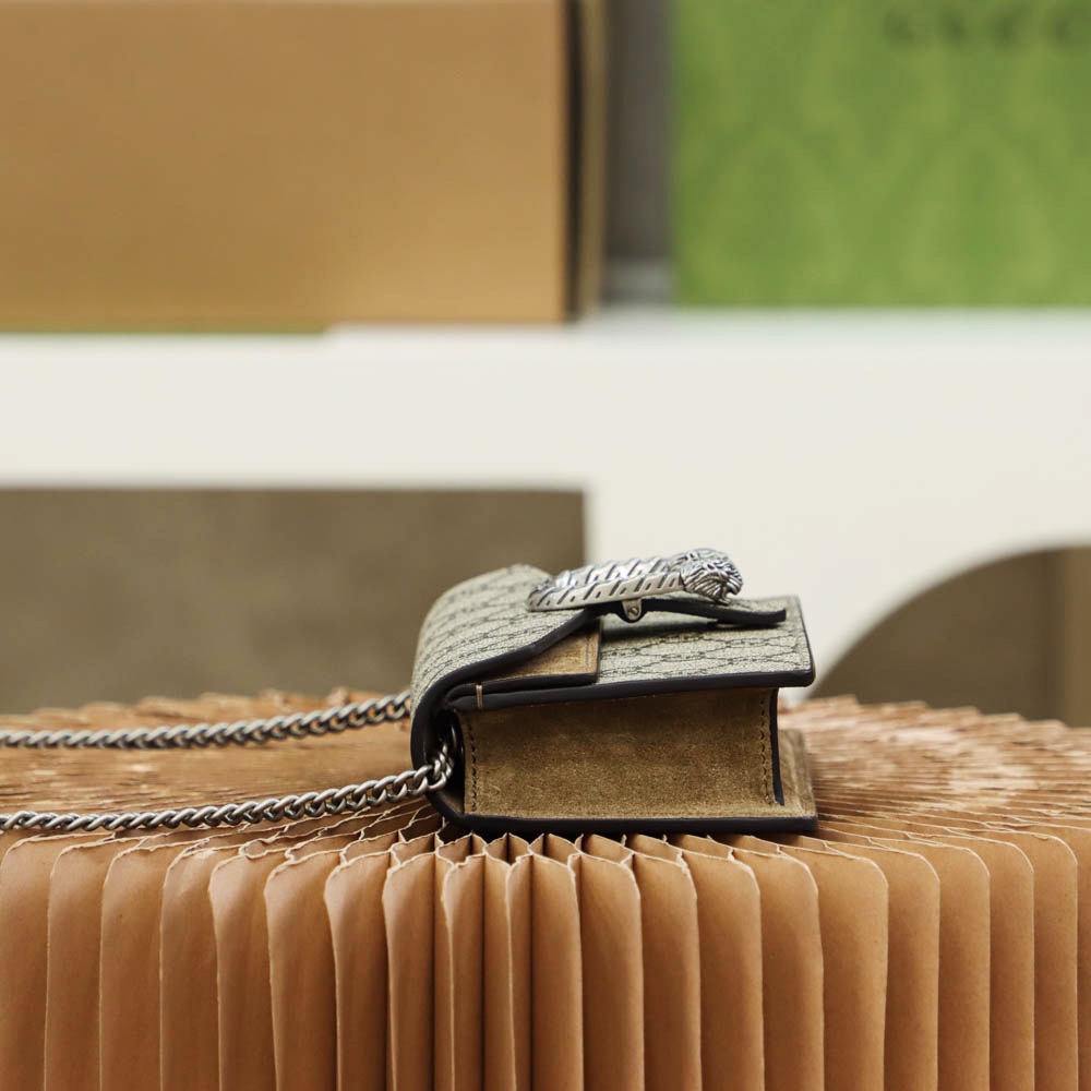 Gucci一比一Dionysus GG迷你斜背包 女士鏈條小包輕便出門首選｜歐美奢侈品精品推薦