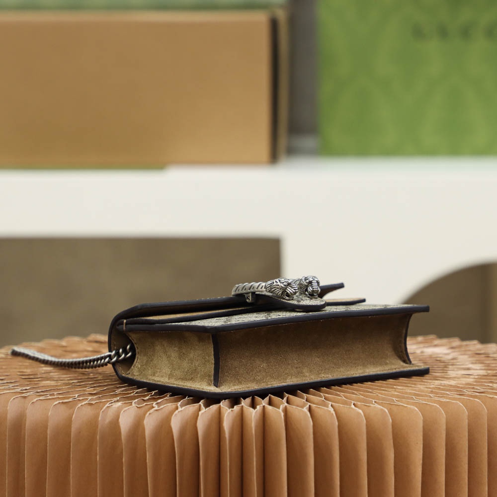 Gucci一比一Dionysus GG迷你斜背包 女士鏈條小包輕便出門首選｜歐美奢侈品精品推薦