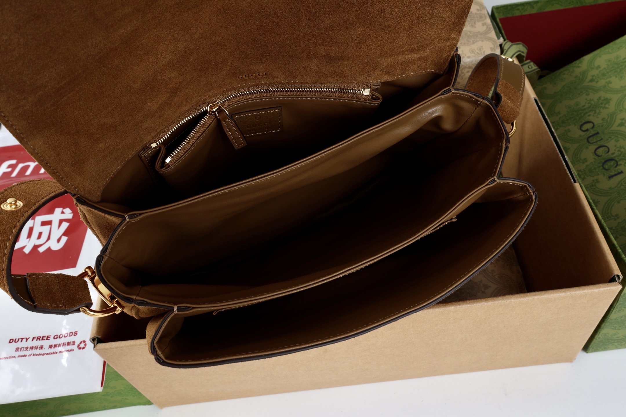 Gucci原單Horsebit焦糖麂皮斜背包 女用質感麂皮金扣復古設計｜歐美奢侈品精品推薦