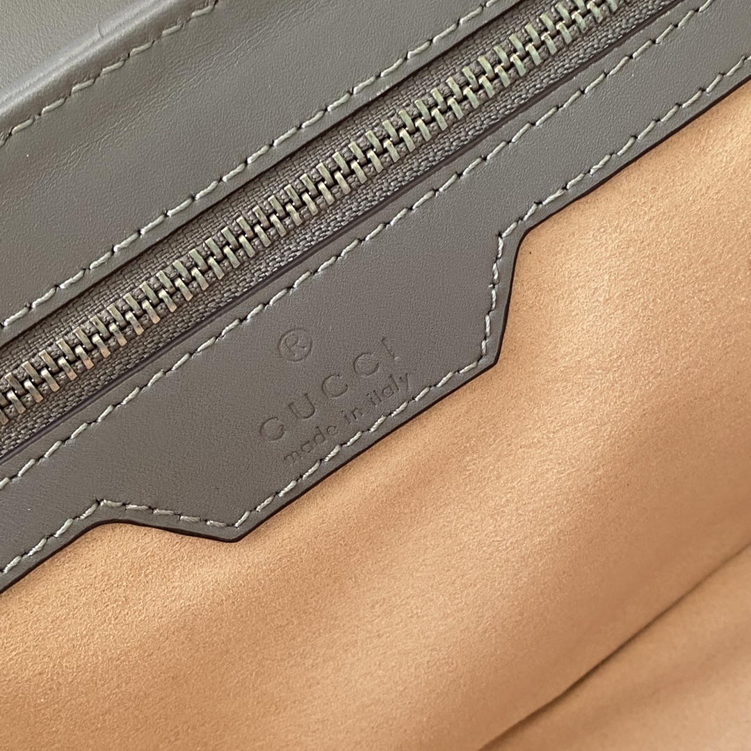 Gucci 一比一GG Marmont灰色包 女用人氣鏈條設計通勤款｜歐美奢侈品精品推薦