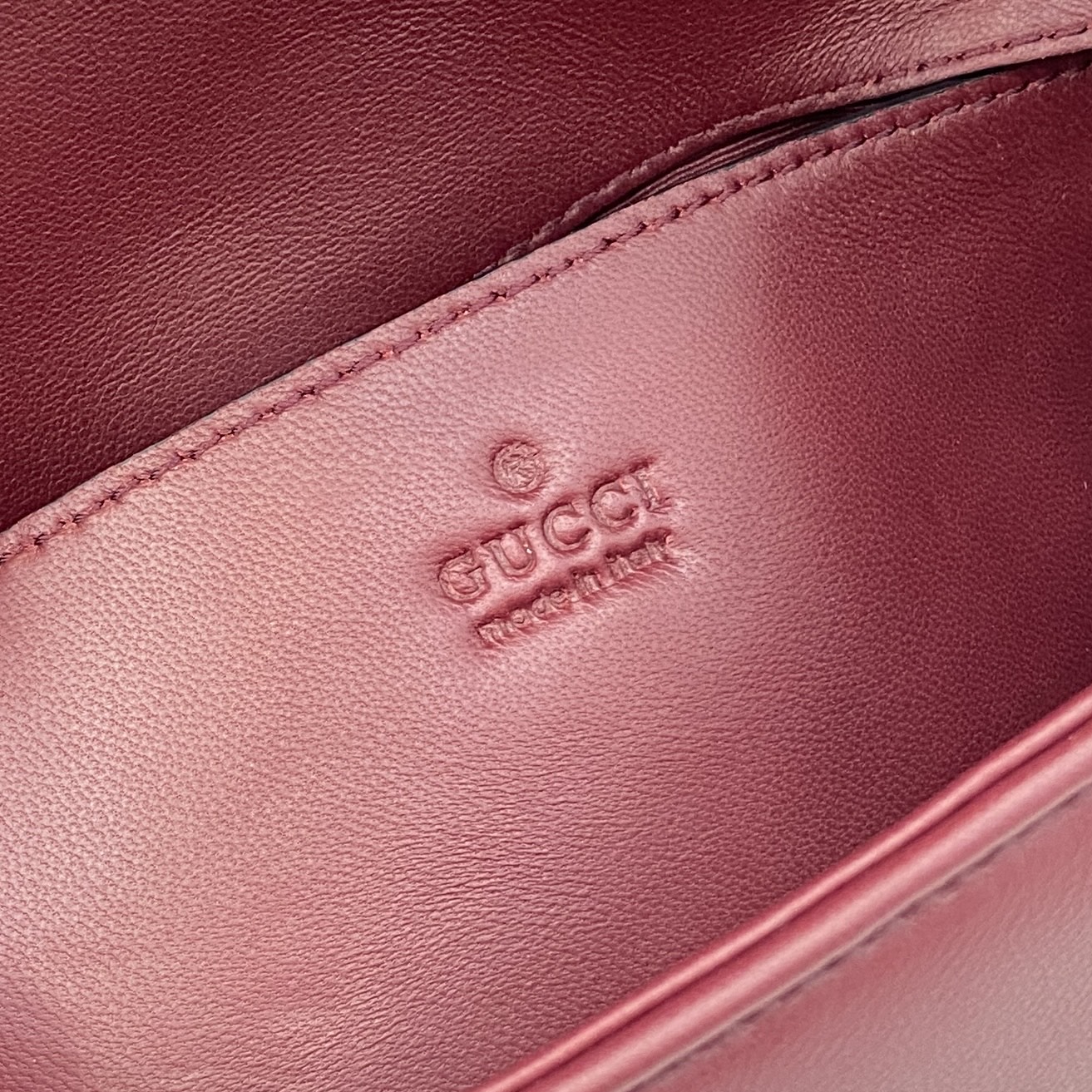Gucci 高仿GG Marmont酒紅小包 女用氣質鍊帶精品｜歐美奢侈品精品推薦