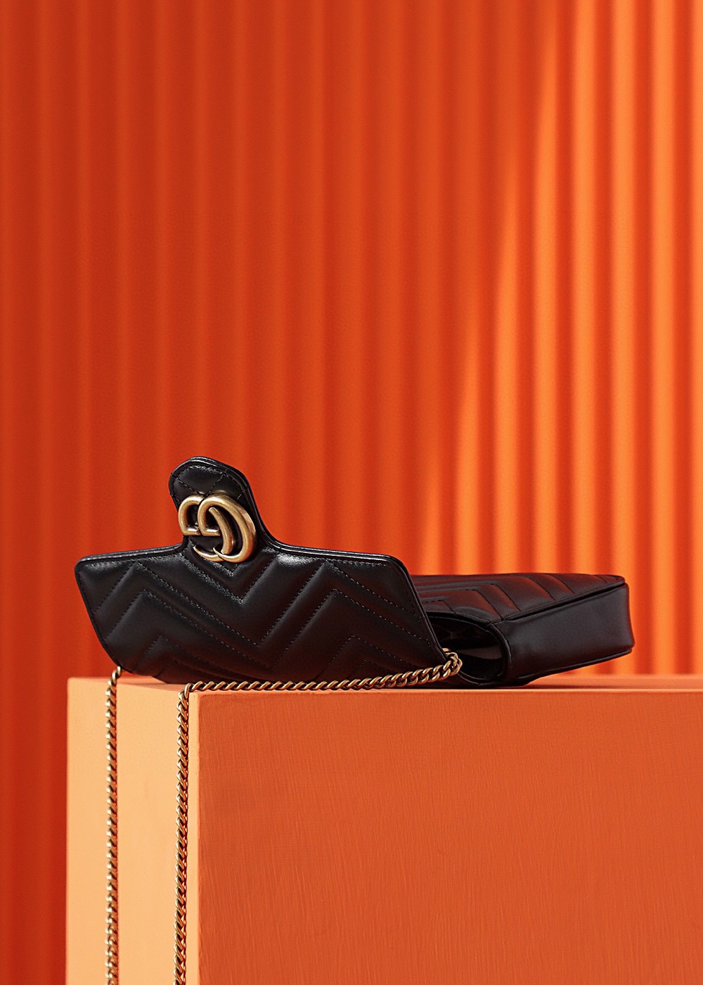 GUCCI高仿女款鏈條包經典黑色設計感十足百搭不退流行｜歐美奢侈品精品推薦