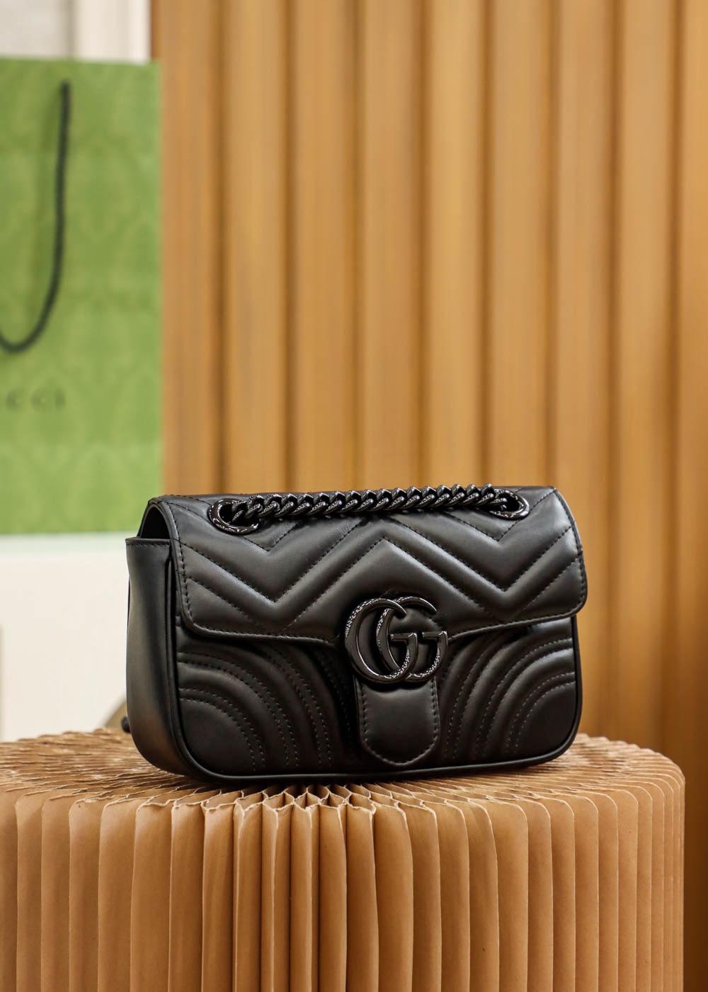 GUCCI高仿黑色全霧面迷你包女用極簡風格精品小包｜歐美奢侈品精品推薦