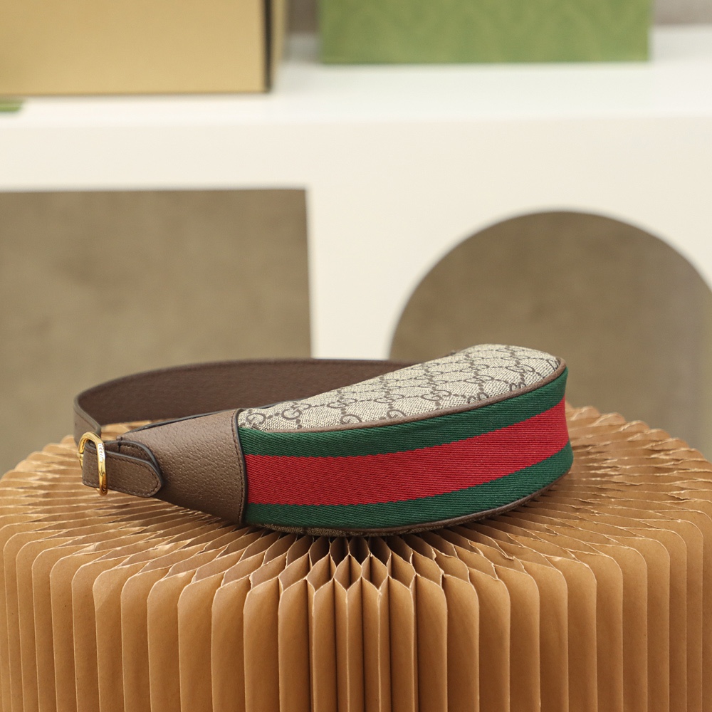 Gucci原單女款腋下包Ophidia老花月牙形小資推薦單品｜歐美奢侈品精品推薦