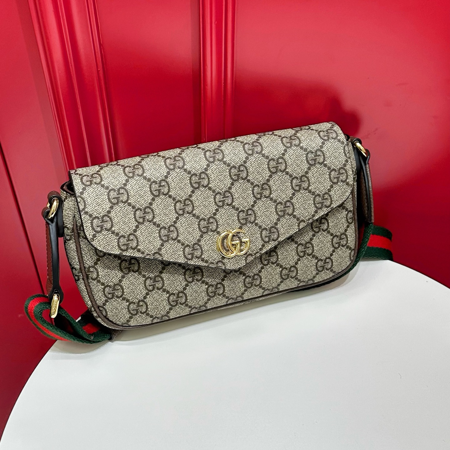 Gucci高仿Ophidia老花斜背包 百搭設計感女款復古推薦｜歐美奢侈品精品推薦