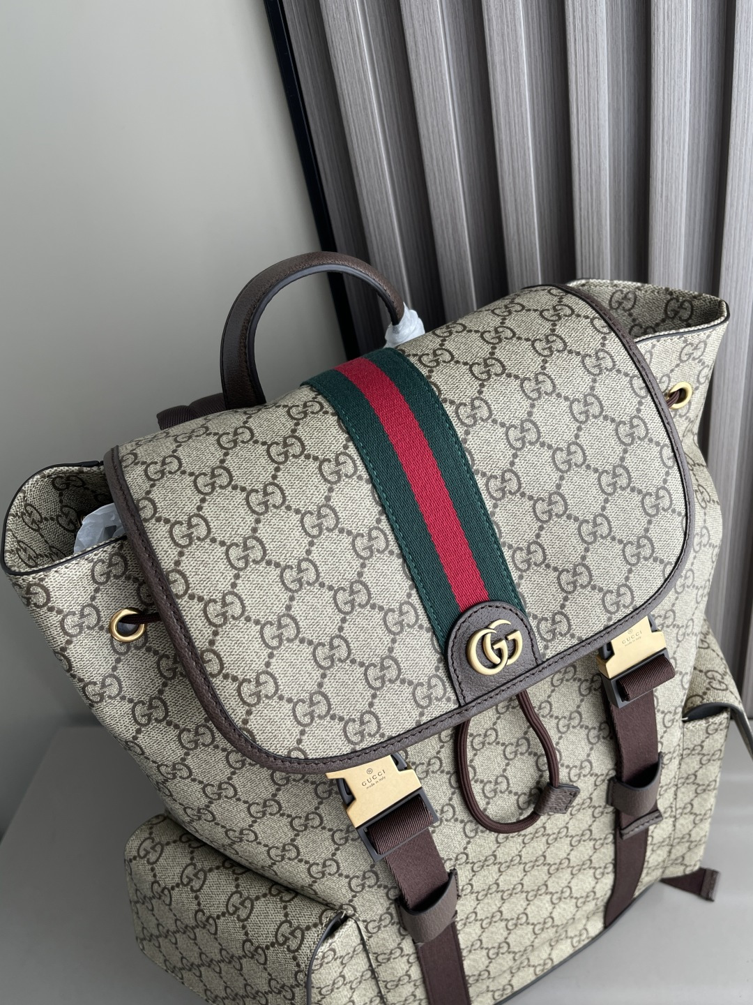 Gucci高仿Ophidia GG老花後背包 經典大容量通勤休閒款｜歐美奢侈品精品推薦