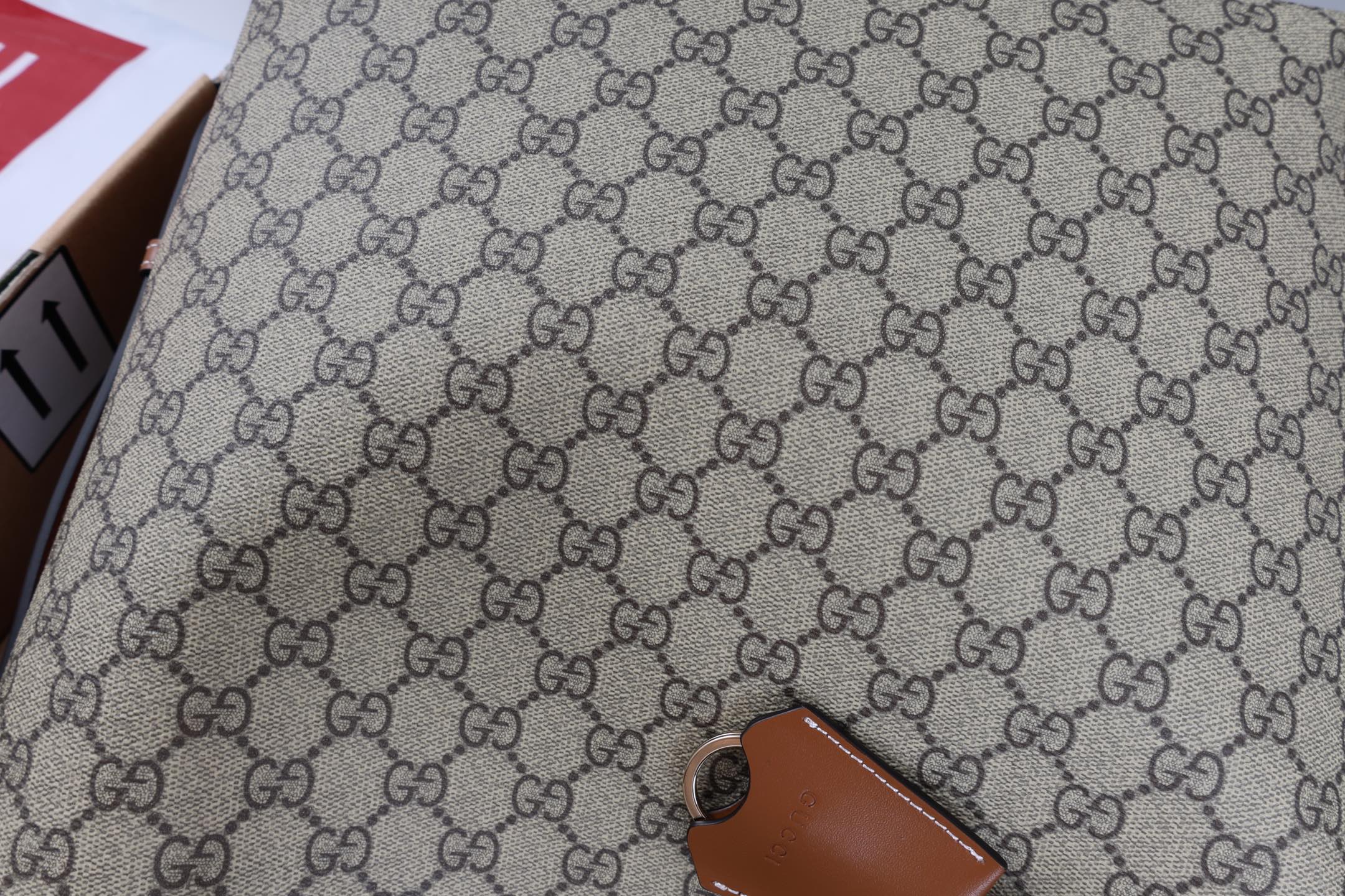 Gucci原單Ophidia老花肩背包 棕皮滾邊復古設計通勤推薦｜歐美奢侈品精品推薦