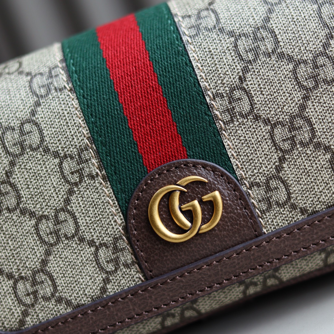 Gucci高仿Ophidia老花腰包 小巧百搭斜背輕便設計｜歐美奢侈品精品推薦