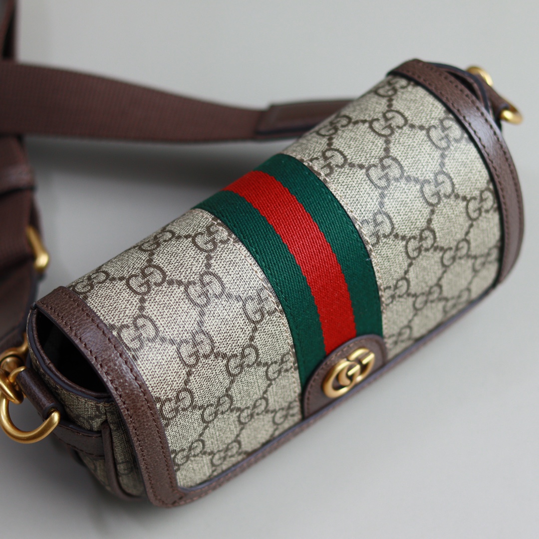 Gucci高仿Ophidia老花腰包 小巧百搭斜背輕便設計｜歐美奢侈品精品推薦