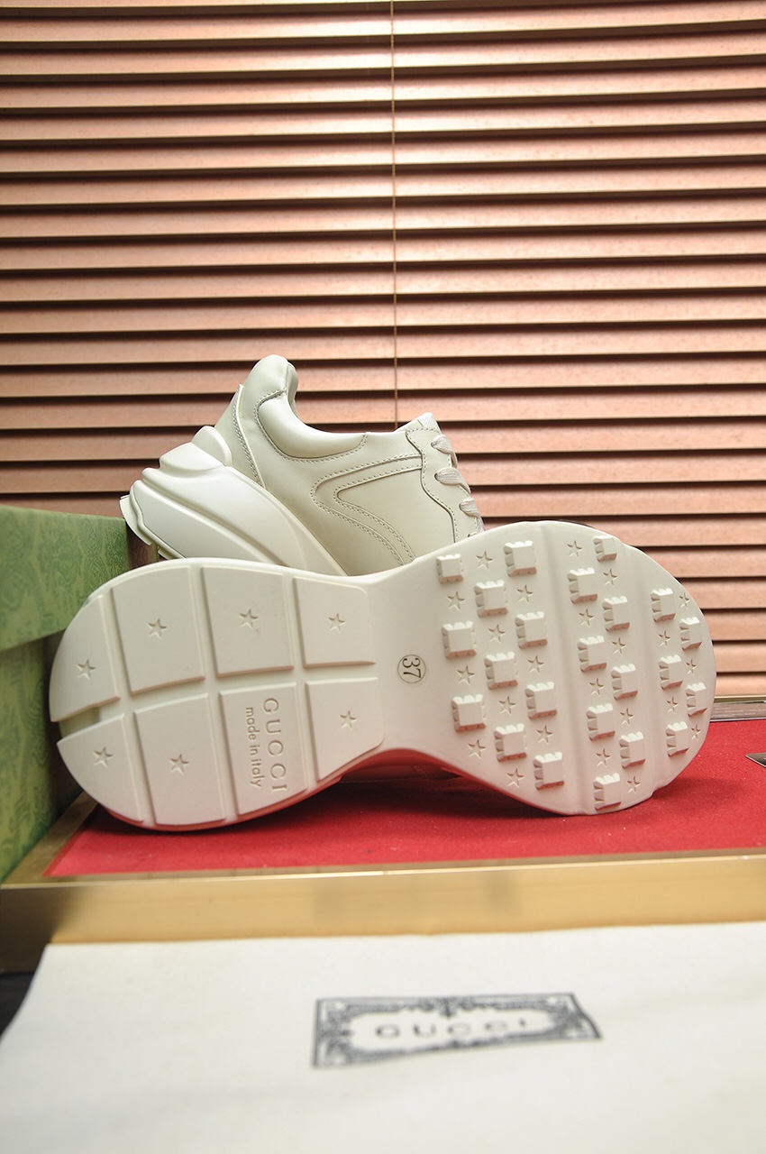 Gucci高仿火焰標誌男士厚底運動鞋 米白配紅橘潮流款|超A仿原單精品圖片 9 Gucci高仿火焰標誌男士厚底運動鞋 米白配紅橘潮流款|歐美奢侈品精品推薦