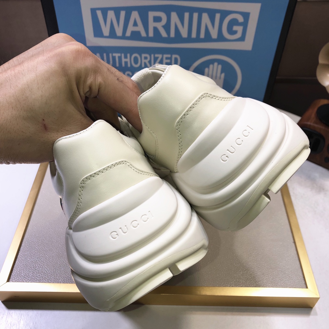 Gucci A貨男士閃電字樣復古運動鞋 義式潮感厚底鞋款｜歐美奢侈品精品推薦