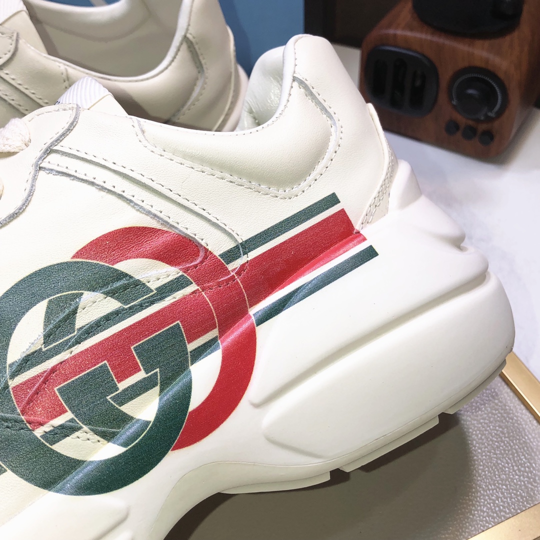 Gucci原單經典雙G運動鞋 男士復古厚底必備基本款|超A仿原單精品圖片 7 Gucci原單經典雙G運動鞋 男士復古厚底必備基本款|歐美奢侈品精品推薦