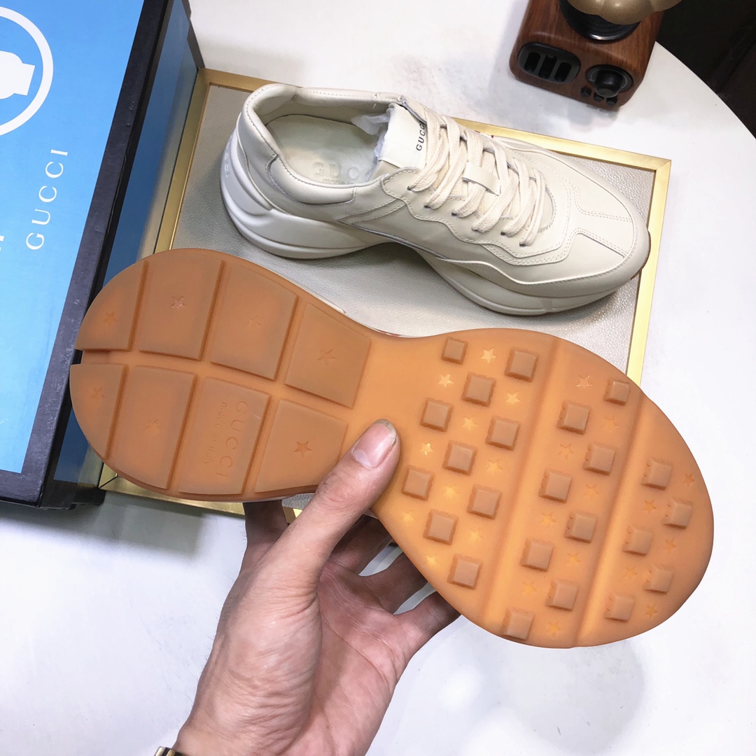 Gucci原單狼頭圖樣男士運動鞋 閃電元素潮流復刻設計｜歐美奢侈品精品推薦