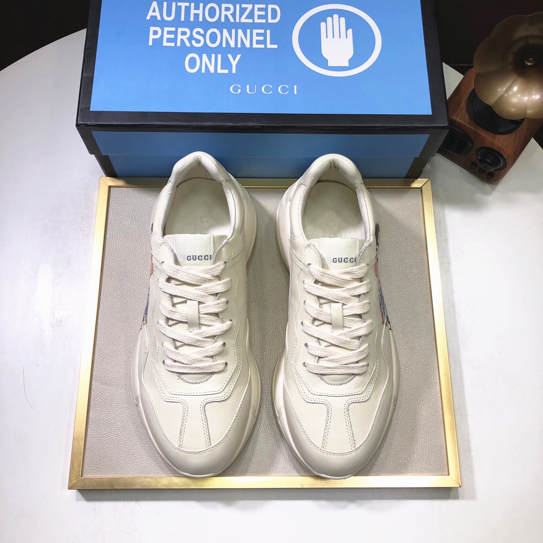 Gucci一比一辛普森男款塗鴉運動鞋 潮流動漫風厚底鞋｜歐美奢侈品精品推薦