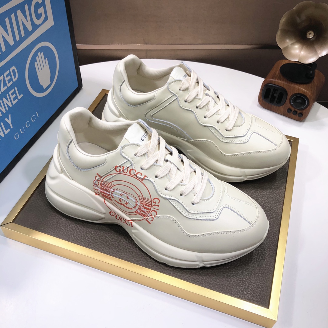 Gucci高仿圓形印章男士厚底鞋 復古潮流簡約百搭款|超A仿原單精品圖片 13 Gucci高仿圓形印章男士厚底鞋 復古潮流簡約百搭款|歐美奢侈品精品推薦
