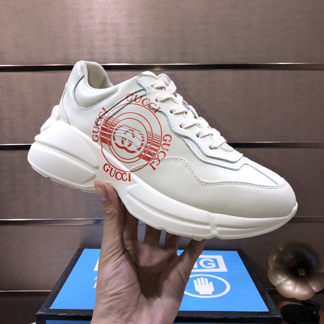 Gucci高仿圓形印章男士厚底鞋 復古潮流簡約百搭款|超A仿原單精品圖片 10 Gucci高仿圓形印章男士厚底鞋 復古潮流簡約百搭款|歐美奢侈品精品推薦