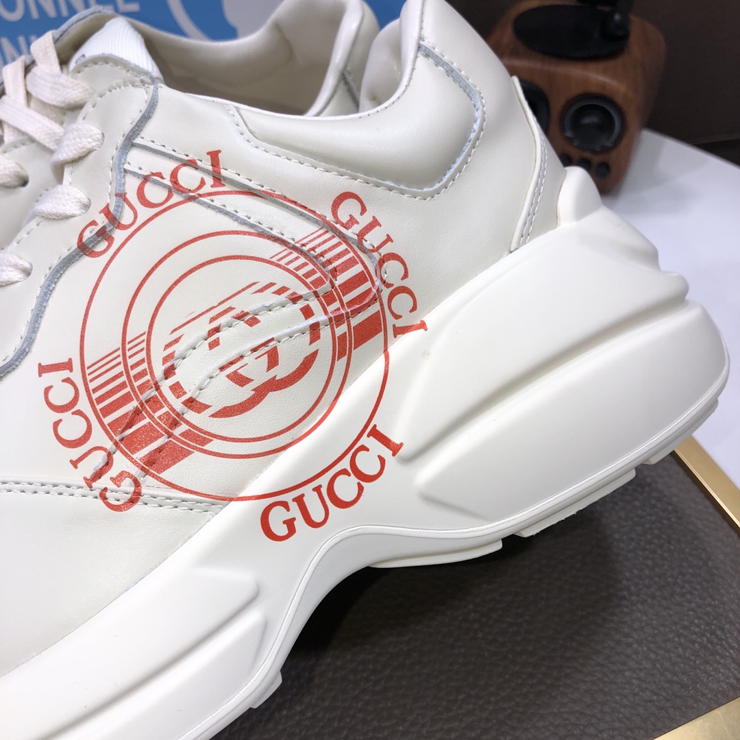 Gucci高仿圓形印章男士厚底鞋 復古潮流簡約百搭款|超A仿原單精品圖片 8 Gucci高仿圓形印章男士厚底鞋 復古潮流簡約百搭款|歐美奢侈品精品推薦