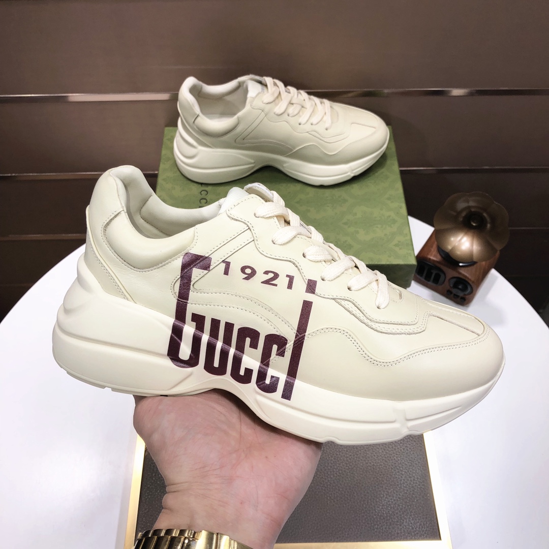 Gucci高仿1921紀念Logo復古男鞋 復刻原創風格標誌鞋|超A仿原單精品圖片 12 Gucci高仿1921紀念Logo復古男鞋 復刻原創風格標誌鞋|歐美奢侈品精品推薦