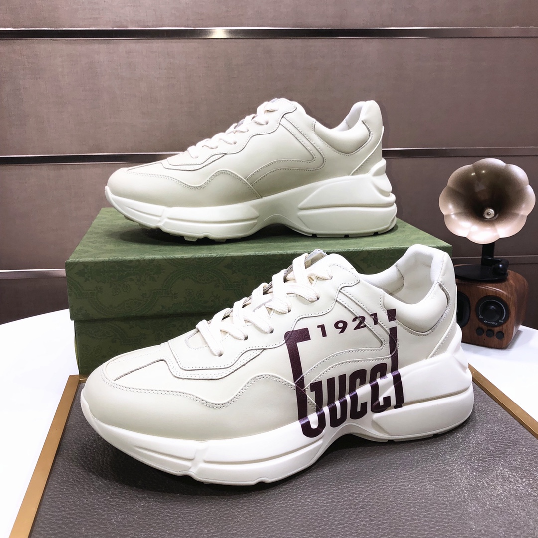 Gucci高仿1921紀念Logo復古男鞋 復刻原創風格標誌鞋|超A仿原單精品圖片 11 Gucci高仿1921紀念Logo復古男鞋 復刻原創風格標誌鞋|歐美奢侈品精品推薦