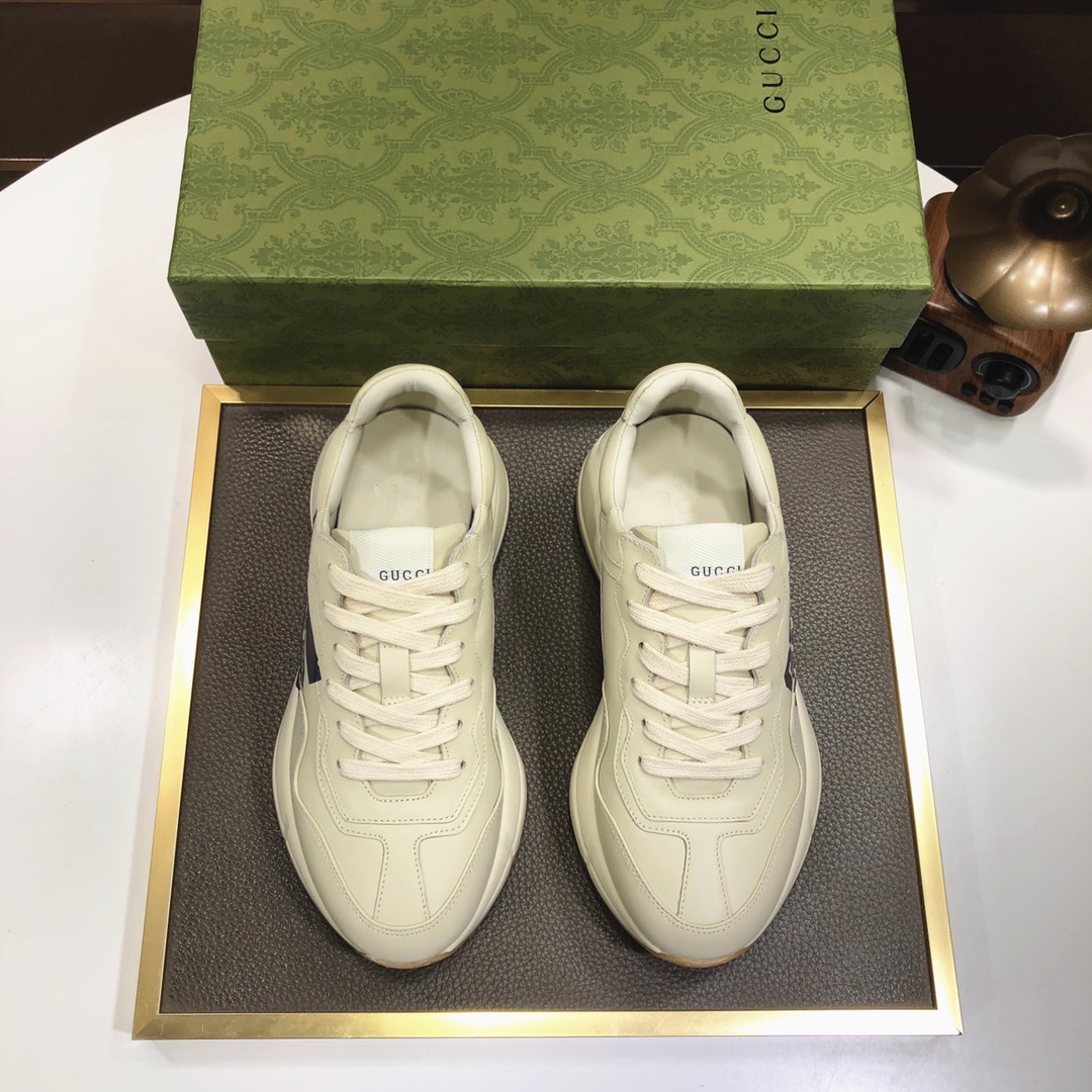 Gucci高仿男士老爹鞋 復古字母設計輕量運動款式｜歐美奢侈品精品推薦