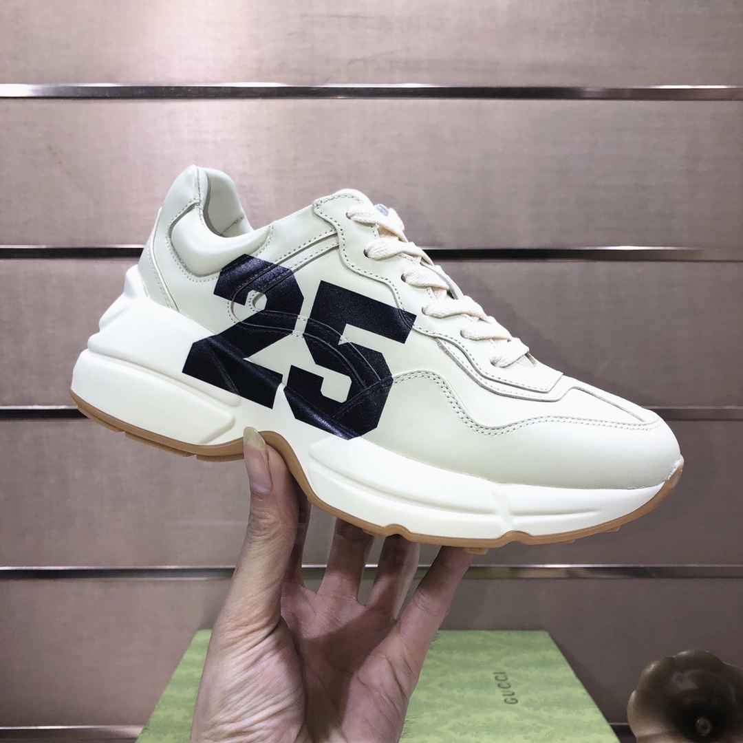 Gucci高仿男士老爹鞋 復古字母設計輕量運動款式｜歐美奢侈品精品推薦