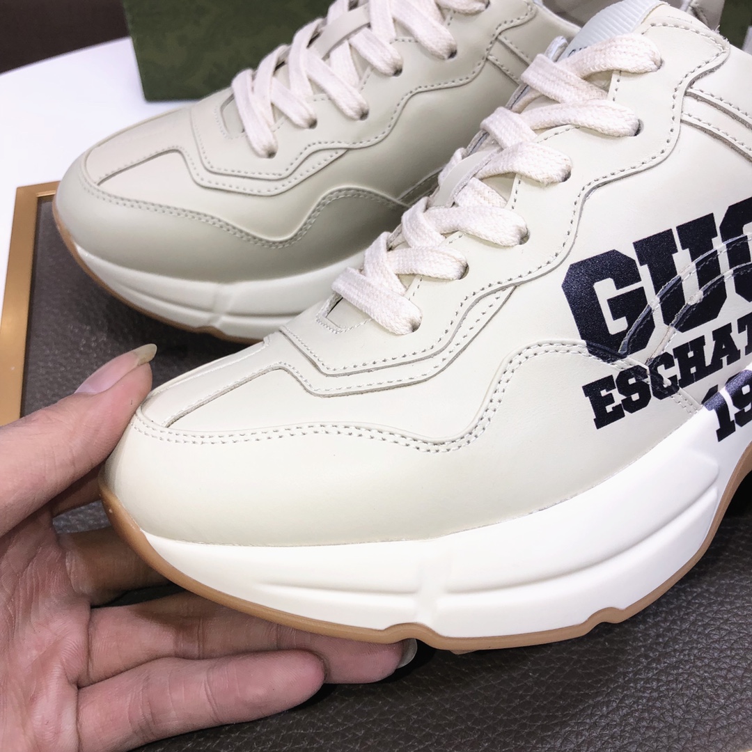 Gucci高仿男士老爹鞋 復古字母設計輕量運動款式｜歐美奢侈品精品推薦