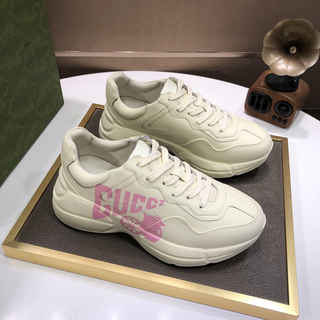 ucci一比一男款老爹鞋 粉字Logo設計潮流增高運動鞋｜歐美奢侈品精品推薦