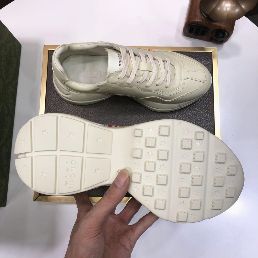 Gucci高仿男鞋 彩色字母標語小白鞋 潮流百搭設計感強|超A仿原單精品圖片 7 Gucci高仿男鞋 彩色字母標語小白鞋 潮流百搭設計感強|歐美奢侈品精品推薦
