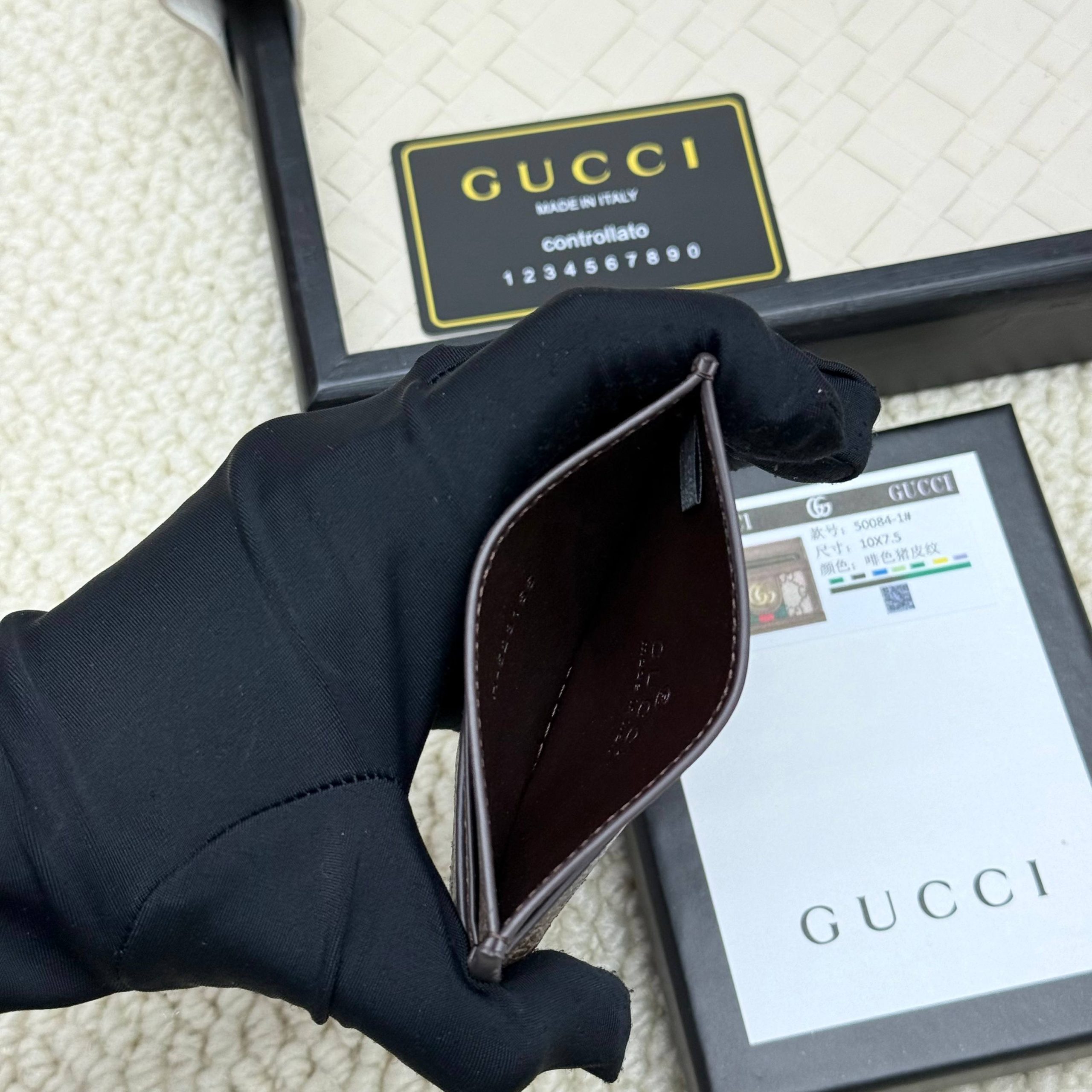 GucciA貨Ophidia卡套 經典GG老花 棕皮滾邊實用推薦｜歐美奢侈品精品推薦