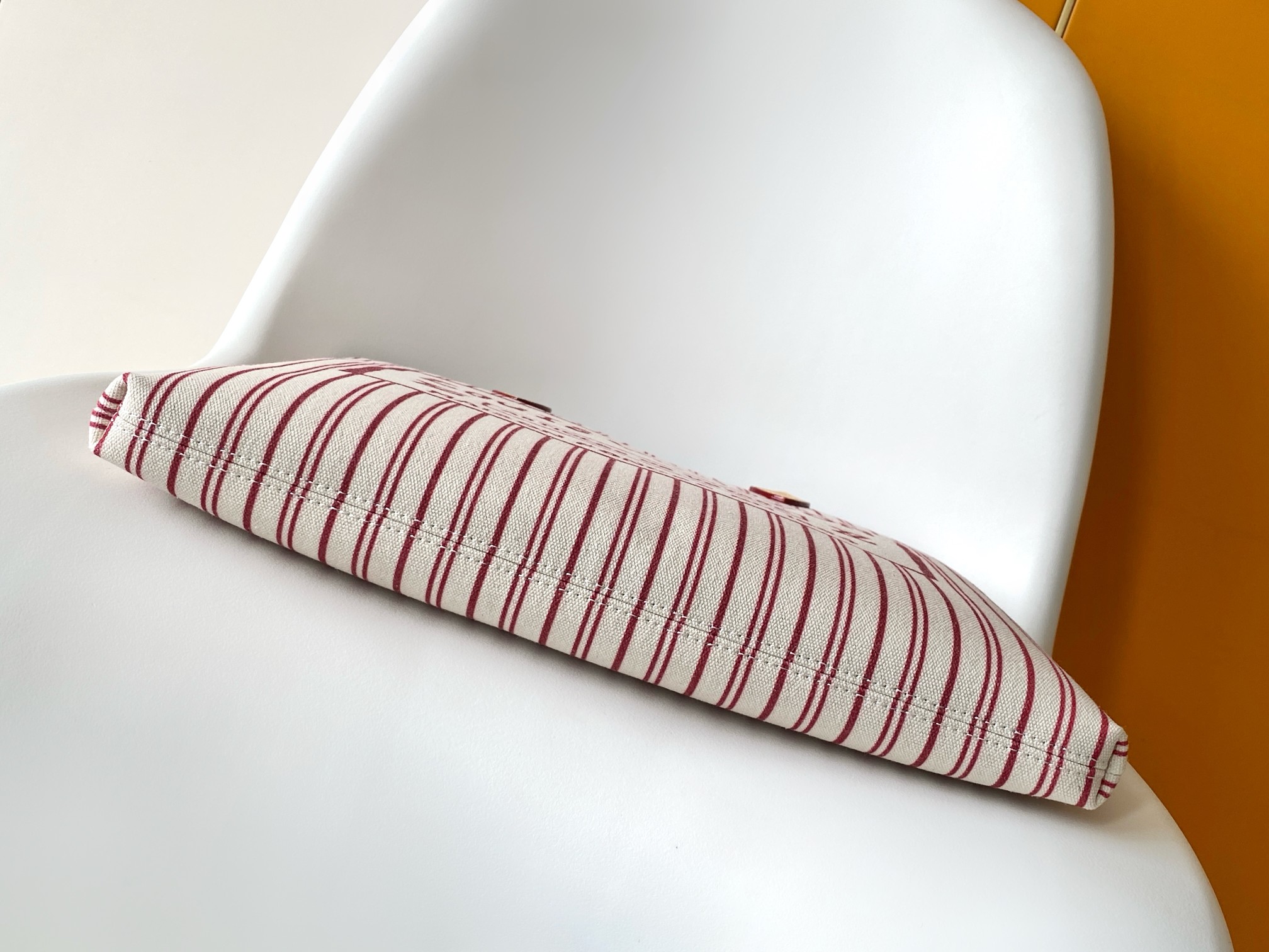 LV高仿紅條紋帆布托特包 清新百搭輕盈手提袋｜歐美奢侈品精品推薦