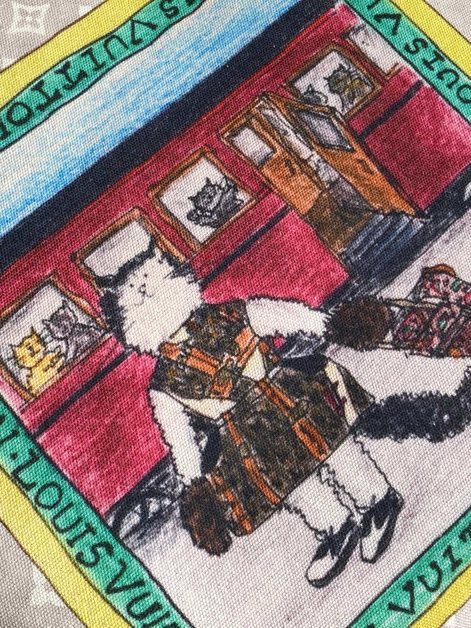 LV原單印花帆布托特包 趣味設計大容量休閒袋｜歐美奢侈品精品推薦