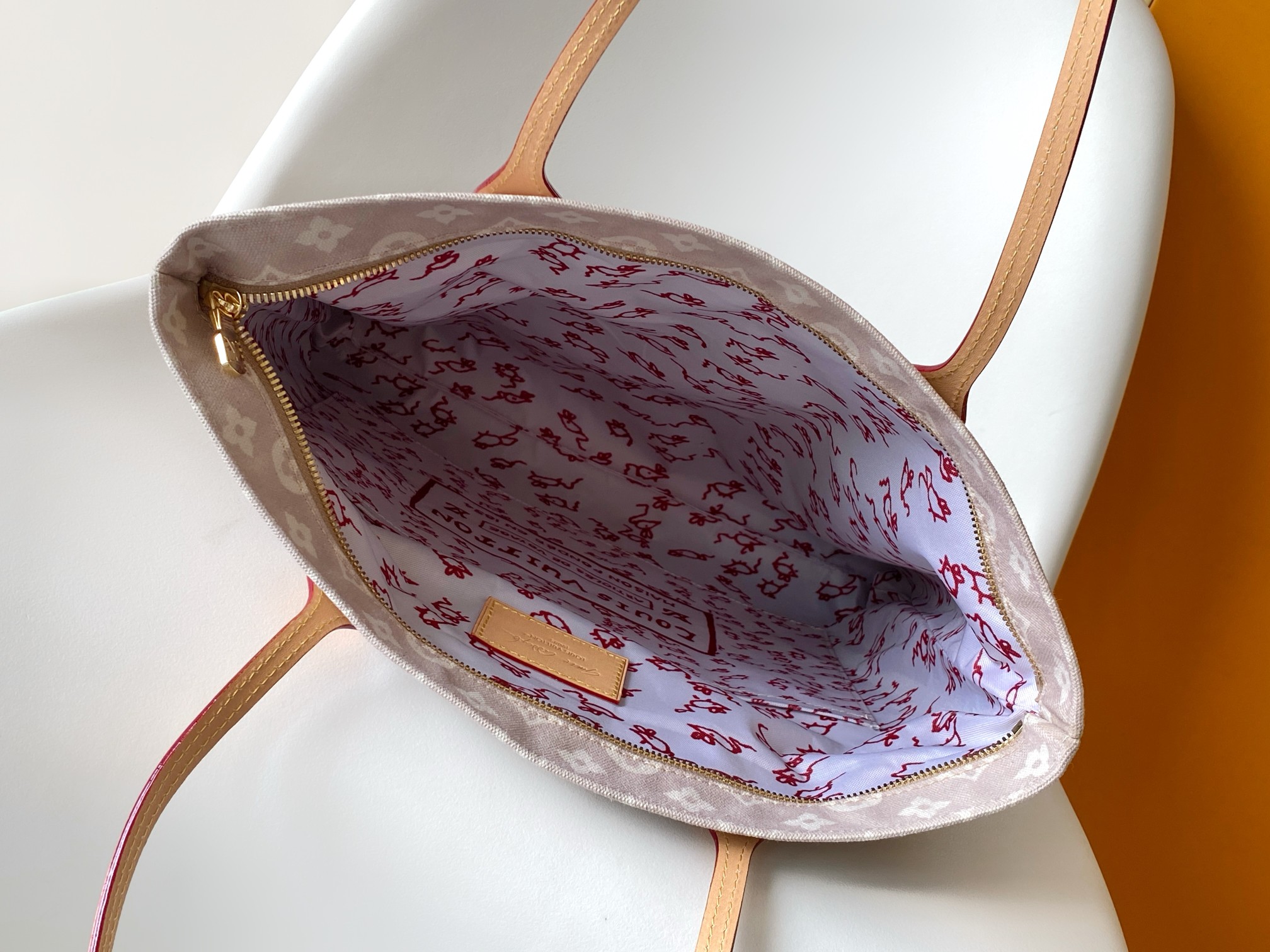 LV原單印花帆布托特包 趣味設計大容量休閒袋｜歐美奢侈品精品推薦