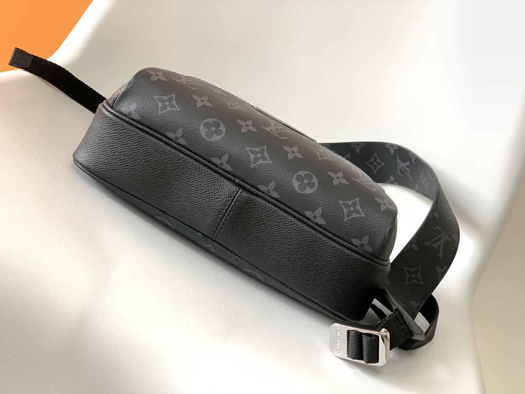 LV一比一黑灰Monogram相機包 實用通勤雙層設計｜歐美奢侈品精品推薦