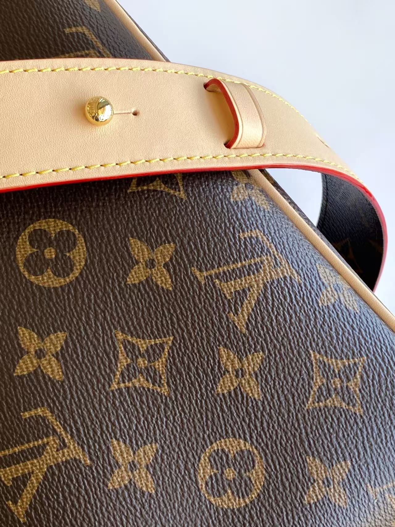 LV高仿老花中型手提包 經典結構百搭女包｜歐美奢侈品精品推薦