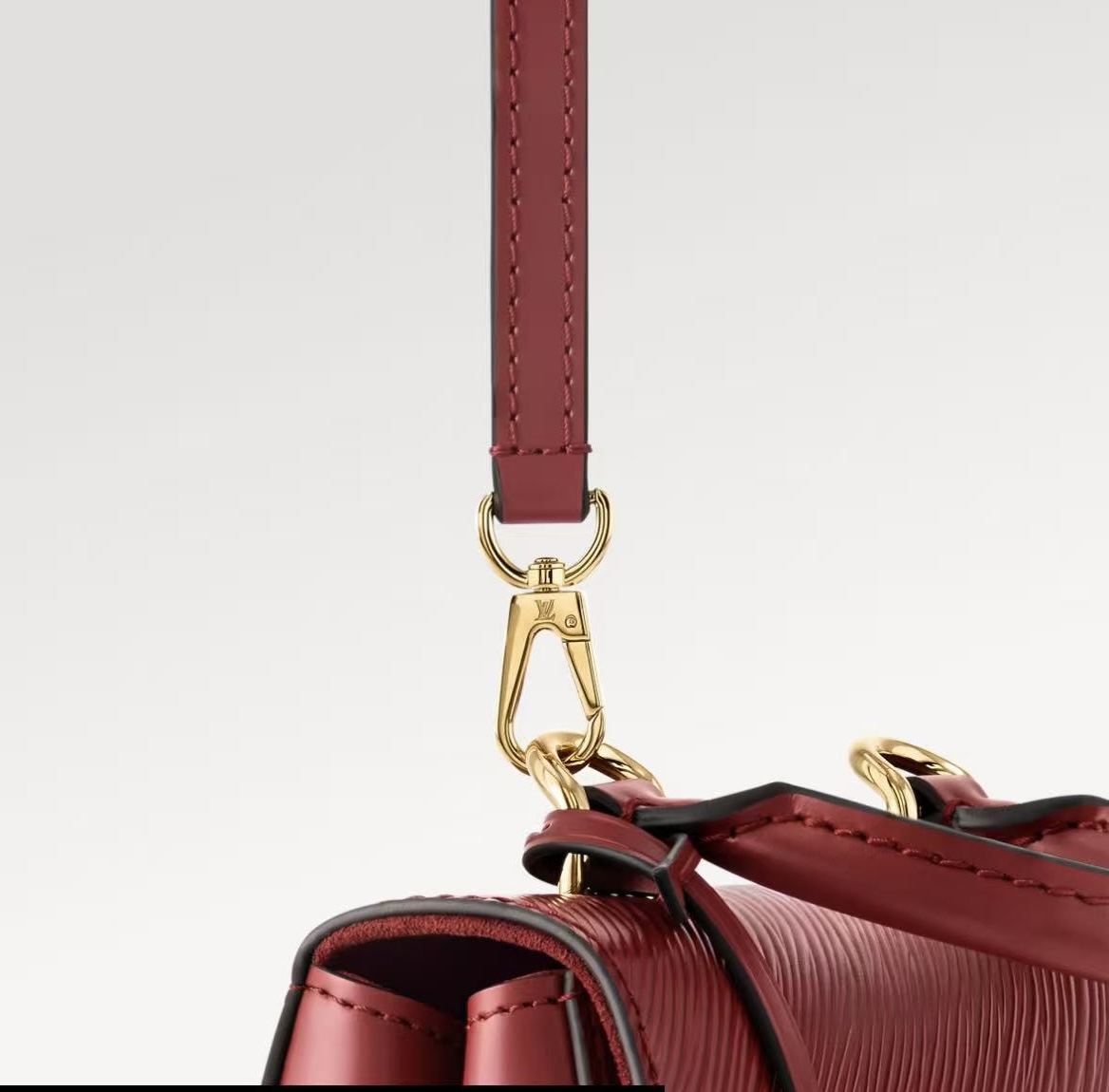 LV原單Twist MM斜背包女款優雅酒紅色造型精品｜歐美奢侈品精品推薦