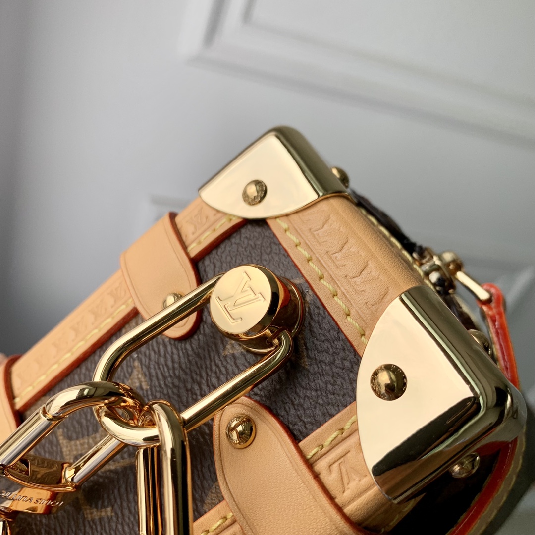 LV A貨Petite Malle手提包 女款硬殼復古造型 精品設計款｜歐美奢侈品精品推薦